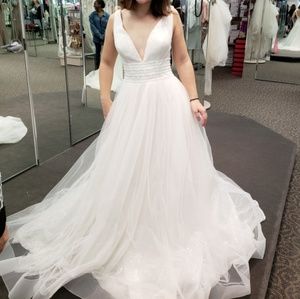 Galina signature style SV821 wedding dress